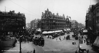 Tottenham Court Road and Oxford Street, London by English Photographer